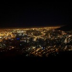 Aussichtspunkt Tafelberg in der Nacht