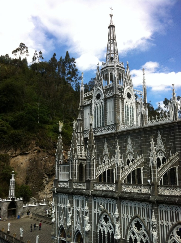 Kirche an der Grenze zu Ecuador